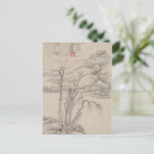 Der Stil verschiedener alter Meister | B&W Landsch Postkarte (Stehend Vorderseite)