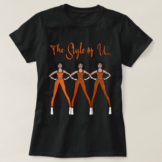 Der Stil von U (Burnt Orange) T-Shirt (Design vorne)