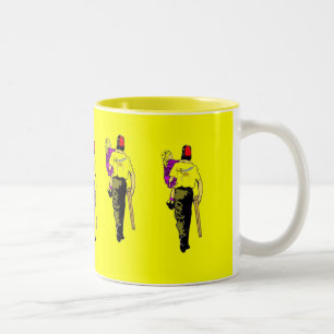 Der stille Bote Zweifarbige Tasse