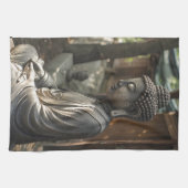 Der stille Buddha Geschirrtuch (Horizontal)