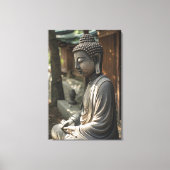 Der stille Buddha Leinwanddruck (Vorderseite)