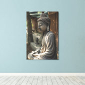 Der stille Buddha Leinwanddruck (Insitu (Holzboden))