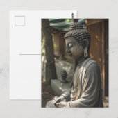 Der stille Buddha Postkarte (Vorne/Hinten)