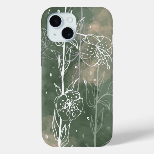 Der Stille Garten: Lilien Case-Mate iPhone Hülle (Rückseite)
