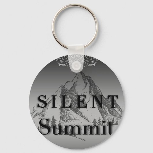 der stille Gipfel Schlüsselanhänger (Vorderseite)