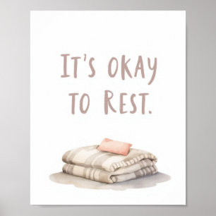 Der Stille Hain „Es ist okay, sich auszuruhen“ Bek Poster