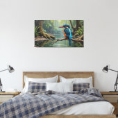Der Stille Jäger Leinwanddruck (Insitu (Schlafzimmer))