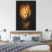 Der stille König Leinwanddruck (Insitu (Schlafzimmer))