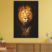 Der stille König Leinwanddruck (Insitu (Wohnzimmer))