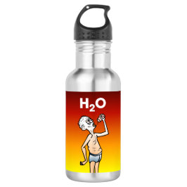 Der stille Mann Edelstahlflasche