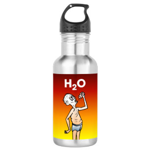 Der stille Mann Edelstahlflasche