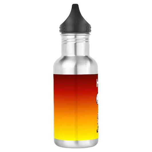 Der stille Mann Edelstahlflasche (Links)