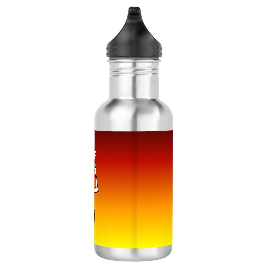 Der stille Mann Edelstahlflasche (Rechts)