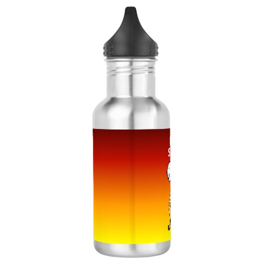 Der stille Mann Edelstahlflasche (Links)