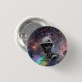 Der stille Maskieren-Kleine Knopf Button (Vorne & Hinten)