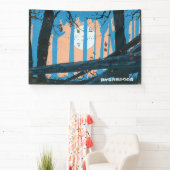 Der stille mondhelle Wald Banner (InSitu)