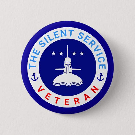 Der Stille Service Veteran elegant Button (Vorderseite)