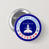 Der Stille Service Veteran elegant Button (Vorne & Hinten)