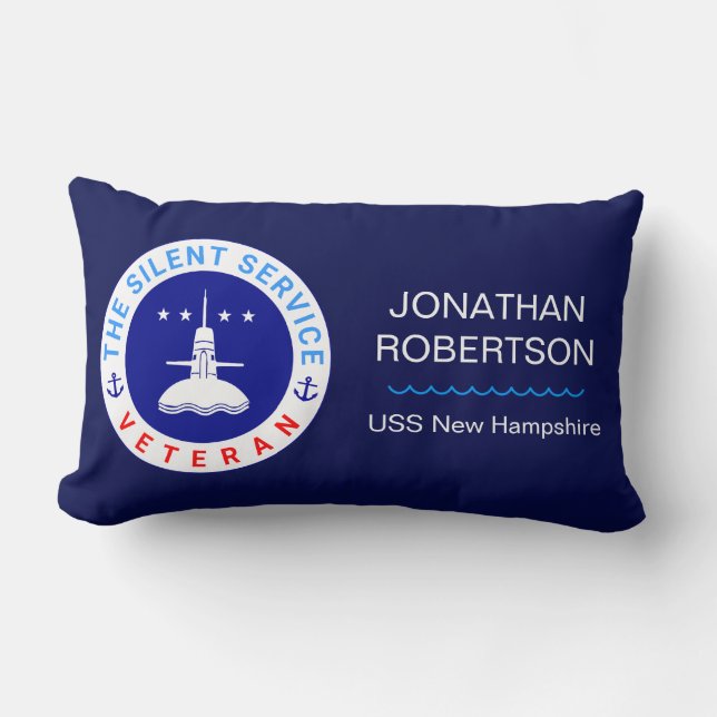 Der Stille Service Veteran elegant Lendenkissen (Vorderseite)