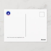 Der Stille Service Veteran elegant Postkarte (Rückseite)