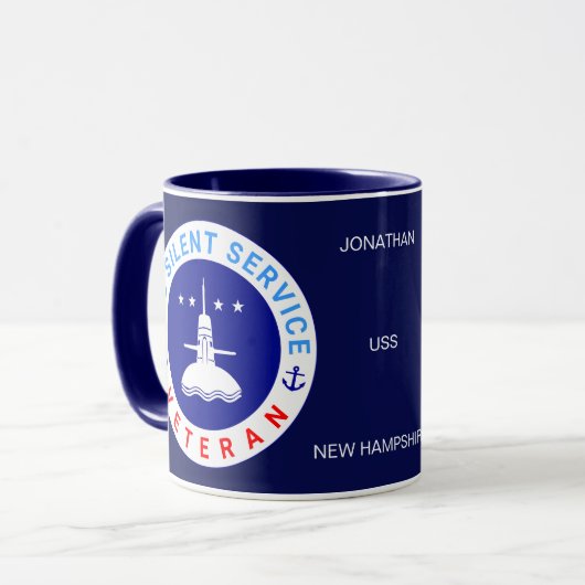 Der Stille Service Veteran elegant Tasse (Vorderseite Links)