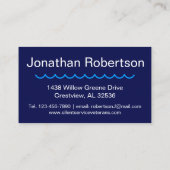 Der Stille Service Veteran elegant Visitenkarte (Rückseite)