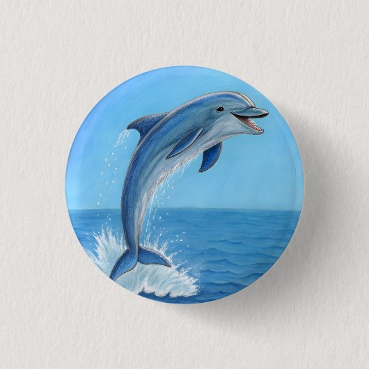 Der stille Tanz des Delfins Button (Vorderseite)