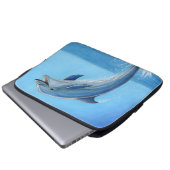 Der stille Tanz des Delfins Laptopschutzhülle (Vorne Knopf)