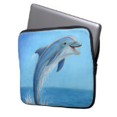 Der stille Tanz des Delfins Laptopschutzhülle (Vorderseite Links)