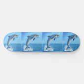 Der stille Tanz des Delfins Skateboard (Horizontal)