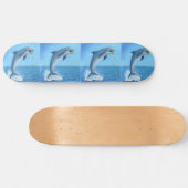 Der stille Tanz des Delfins Skateboard (Horizontal)