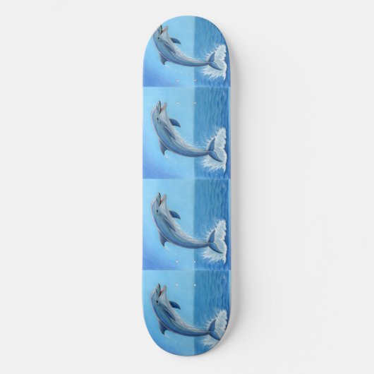 Der stille Tanz des Delfins Skateboard (Vorderseite)