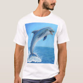 Der stille Tanz des Delfins T-Shirt (Vorderseite)