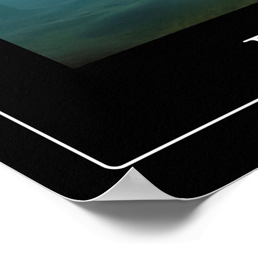 Der stille Wald Poster (Ecke)