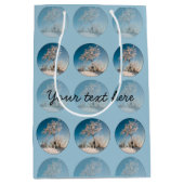 Der Stillstand des Skifahrers Mittlere Geschenktüte (Vorderseite)