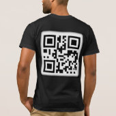 Der stilvolle QR-Code-T - Shirt (Rückseite)