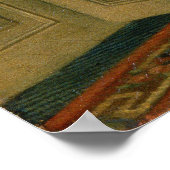 Der Stolen Kiss von Jean-Honoré Fragonard Poster (Ecke)