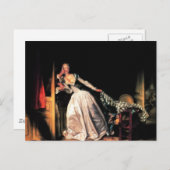 Der Stolen Kiss von Jean-Honore Fragonard Postkarte (Vorne/Hinten)