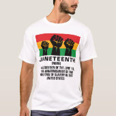 Der Stolz der Afroamerikaner im Jungsteinzeitalter T-Shirt (Vorderseite)