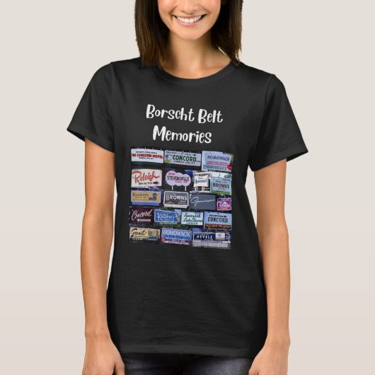 Der Stolz der Catskill Mts Borscht Belt Memorie T-Shirt (Vorderseite)