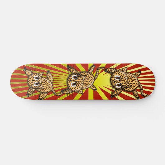 Der Stolz der Leopard Skateboard (Horizontal)