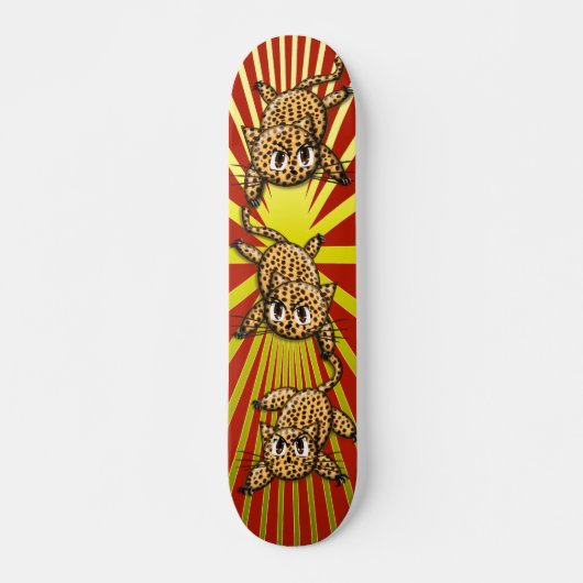 Der Stolz der Leopard Skateboard (Vorne)