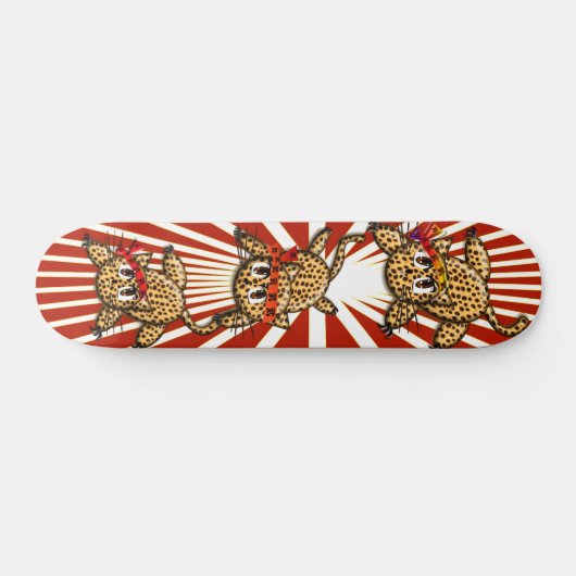 Der Stolz der Leopard Skateboard (Horizontal)