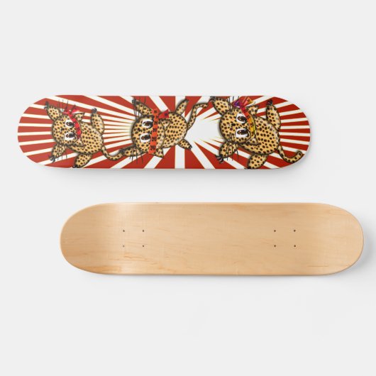 Der Stolz der Leopard Skateboard (Horizontal)