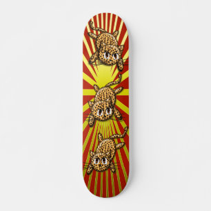 Der Stolz der Leopard Skateboard