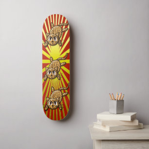 Der Stolz der Leopard Skateboard
