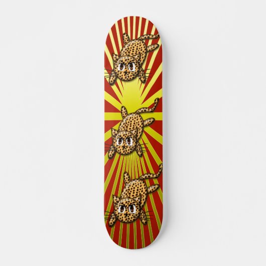 Der Stolz der Leopard Skateboard (Vorne)