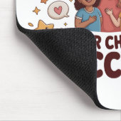 Der Stolz einer Mutter ist der Erfolg ihres Kindes Mousepad (Ecke)