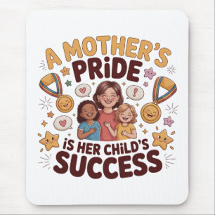 Der Stolz einer Mutter ist der Erfolg ihres Kindes Mousepad