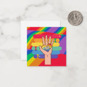 Der Stolz Mitteilungskarte (Vorderseite/Rückseite Beispiel)